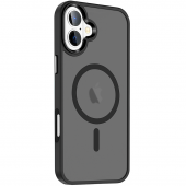 Чохол Matt Soft Frame Case для iPhone 17 Чорний
