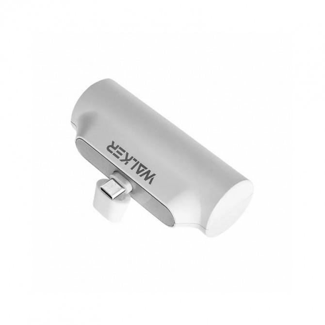 Повербанк WALKER WB-950 5000mAh 2.1A Type-C-IN/ Type-C-OUT White