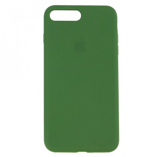 Чохол силіконовий для iPhone 7/8 Plus Темно Зелений FULL-1