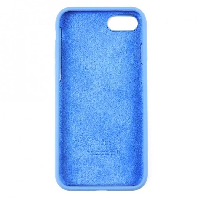 Чехол силиконовый для iPhone 7/8 Синий FULL-2