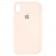 Чехол силиконовый для iPhone X/Xs Бежевый FULL