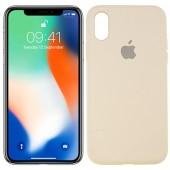 Чехол силиконовый для iPhone X/Xs Пепельно Серый FULL