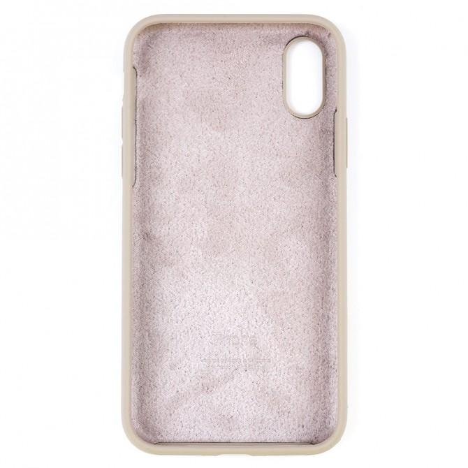 Чехол силиконовый для iPhone X/Xs Пепельно Серый FULL-2