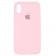 Чехол силиконовый для iPhone X/Xs Розовый FULL