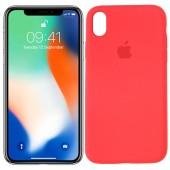 Чехол силиконовый для iPhone Xr Вишневый FULL