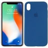 Чехол силиконовый для iPhone Xr Индиго FULL