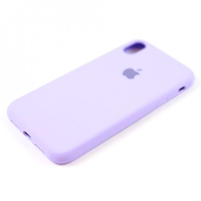 Чехол силиконовый для iPhone Xr Лаванда FULL-3