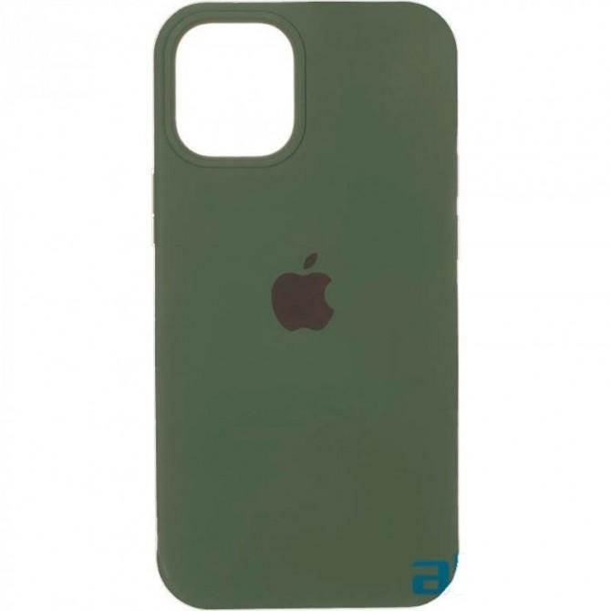 Чехол Original Full Soft Case (MagSafe) for iPhone 12/12 Pro Dark Green-2