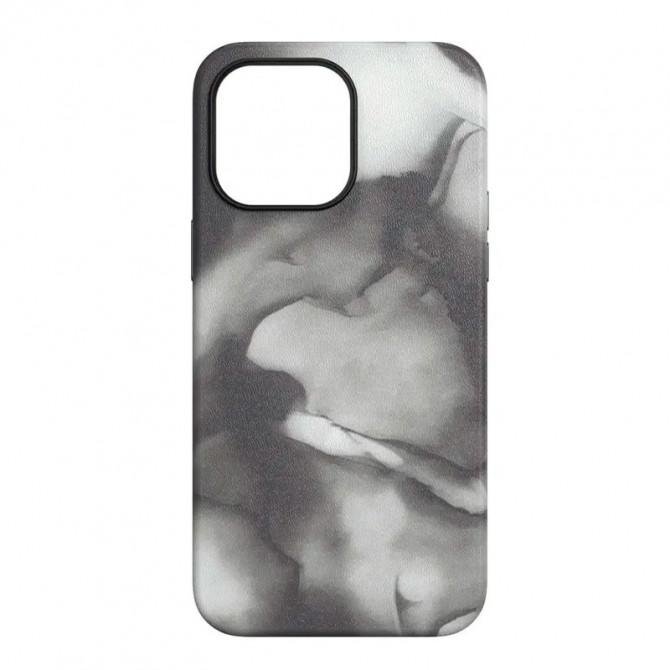 Кожаный чехол Figura Series Case with MagSafe для Apple iPhone 13 (6.1") Black