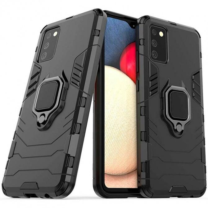 HONOR Hard Defence Series Samsung A037 Galaxy A03s Black (with magnet)