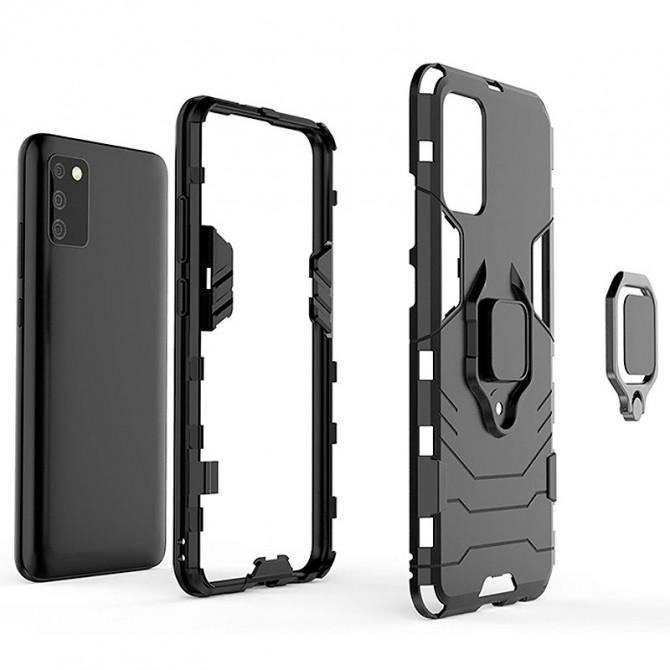 HONOR Hard Defence Series Samsung A037 Galaxy A03s Black (with magnet)-3