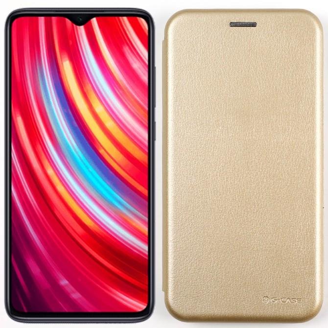 Чохол книжка U-Like Best для Xiaomi Redmi Note 8T Золотой