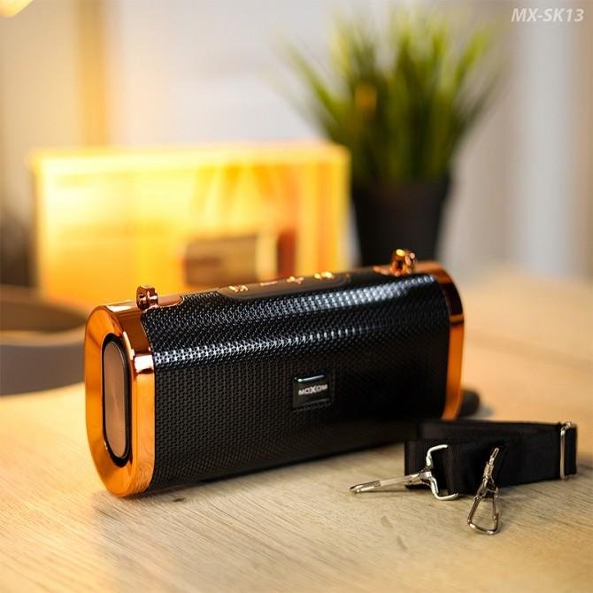 Bluetooth Колонка MOXOM MX-SK13 (USB/AUX/TF Card) Чорний