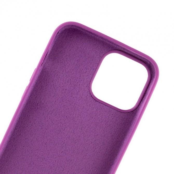 Оригінальний силіконовий чохол для iPhone 14 Grape FULL-3
