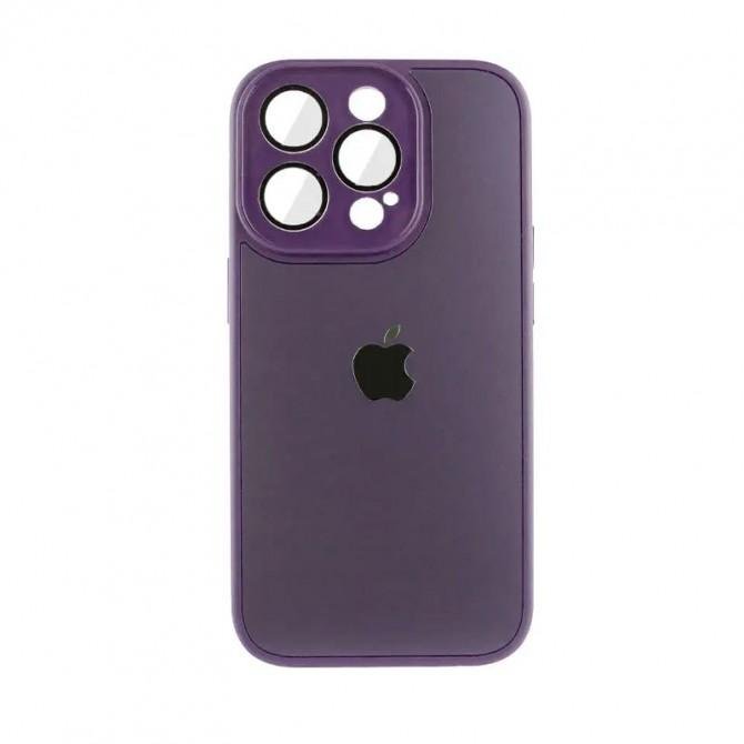 Чохол TPU+Glass Sapphire Midnight для Apple iPhone 14 (6.1") Темно Фіолетовий