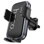 Холдер Hoco H78 Vista push-type car holder Black metal grey