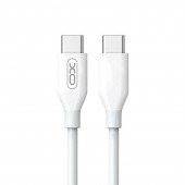 Кабель XO NB124 PD Type-C to Type-C 40W 1m White Кабель XO NB124 PD Type-C to Type-C 40W 1m White