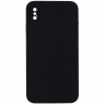 Силіконовий чохол для iPhone X/XS Black FULL (NO LOGO)