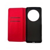Чехол-книжка Lines Leather for Xiaomi Redmi 14C Red Чехол-книжка Lines Leather for Xiaomi Redmi 14C Red