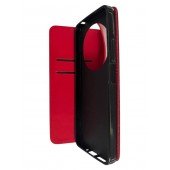 Чехол-книжка Lines Leather for Xiaomi Redmi 14C Red Чехол-книжка Lines Leather for Xiaomi Redmi 14C Red