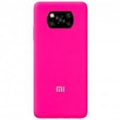 Original Soft Case Xiaomi Poco X3 NFC Яскраво Рожевий FULL