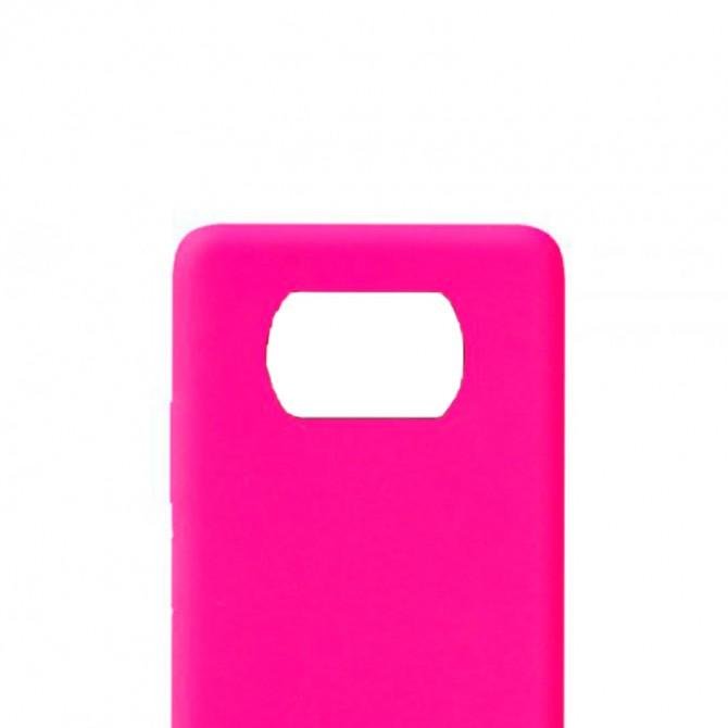 Original Soft Case Xiaomi Poco X3 NFC Яскраво Рожевий FULL-2