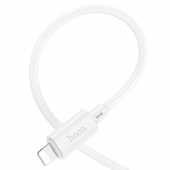 Кабель USB Hoco X88 Gratified Lightning White 1m