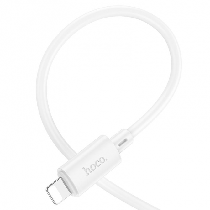 Кабель USB Hoco X88 Gratified Lightning White 1m-1