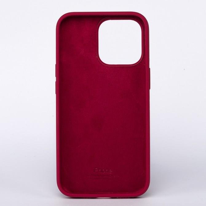 Чохол силіконовий для iPhone 12 /12 Pro Вишневий-1