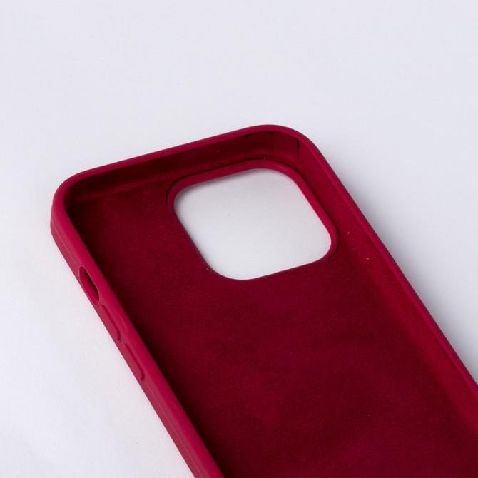 Чохол силіконовий для iPhone 12 /12 Pro Вишневий-2