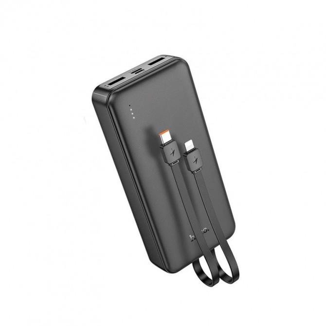 Додаткова батарея Hoco J118A Speed Energy with cable (20000mAh) Black-1
