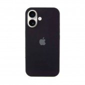 Силиконовый чехол для iPhone 16 Black FULL Силиконовый чехол для iPhone 16 Black FULL