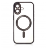 Силіконовий чохол SHINING with MagSafe для iPhone 16 Темно Сірий