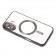 Силиконовый чехол SHINING with MagSafe для iPhone 16 Темно Серый