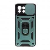 Чехол HONOR Hard Defence Series Xiaomi Mi 11 Lite Green (with Camshield and magnet)