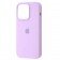 Силиконовый чехол для iPhone 15 Lilac Purple FULL