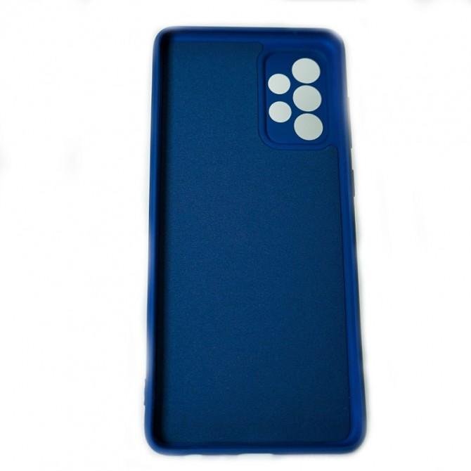 Чехол Original Soft Case Samsung A725 Galaxy A72 Синий FULL-1
