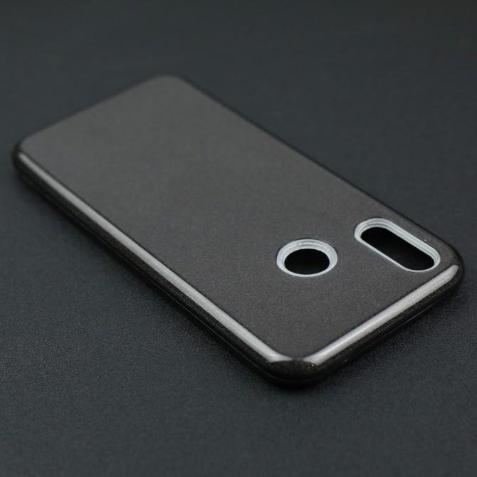 Чехол Silicone 3in1 Блёстки для Huawei P Smart Plus Чёрный-4