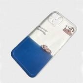 Чехол Happy Summer series for iPhone 15 Bear Transparent