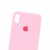 Оригінальний силіконовий чохол для iPhone Xr Світло Рожевий FULL