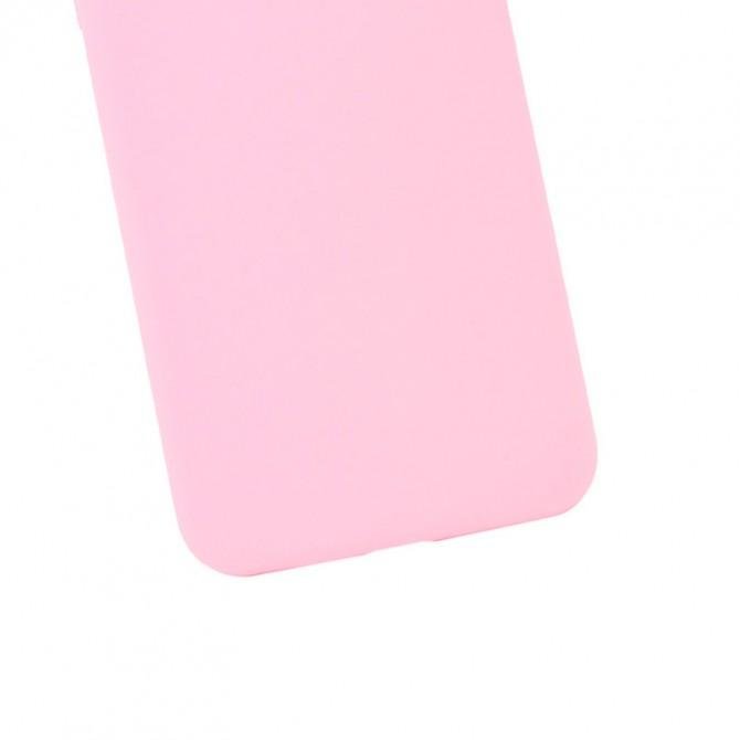 Оригинальный силиконовый чехол для iPhone Xr Светло Розовый FULL-2