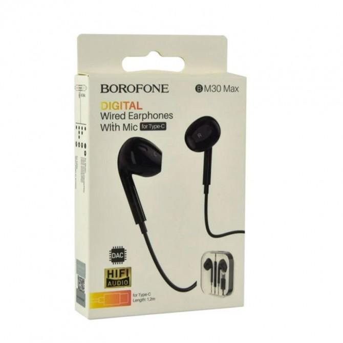 Наушники Borofone BM30 Max Type-C 1.2m Black-1