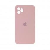 Оригинальный силиконовый чехол для iPhone 11 Pro Бежевый FULL (with camera protection)