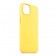 Оригинальный силиконовый чехол для iPhone 13 Желтый FULL (без лого)
