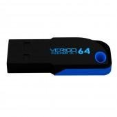 Флеш память Verico USB 64Gb Keeper Чёрный+Синий USB 3.1
