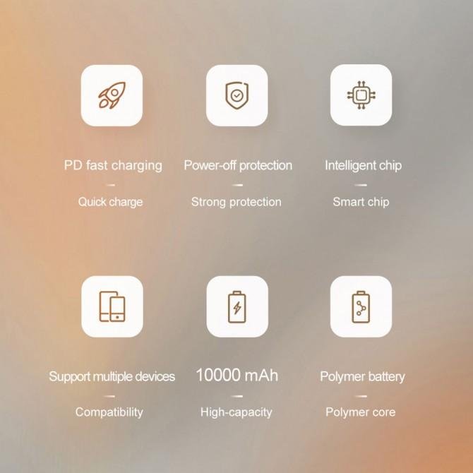 Повербанк Joyroom D-QP182 QC3.0 10000mAh Чорний-1