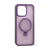 Чохол Matte Ring with MagSafe для iPhone 15 Бузковий Чохол Matte Ring with MagSafe для iPhone 15 Бузковий