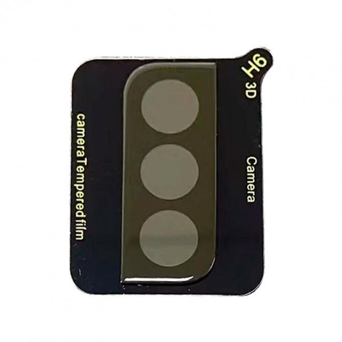 Захисне скло на камеру Full Block (тех.пак) для Samsung S23/ S23 Plus Чорний
