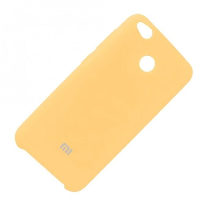 Чехол Soft Case для Xiaomi Redmi 4x Жёлтый-2