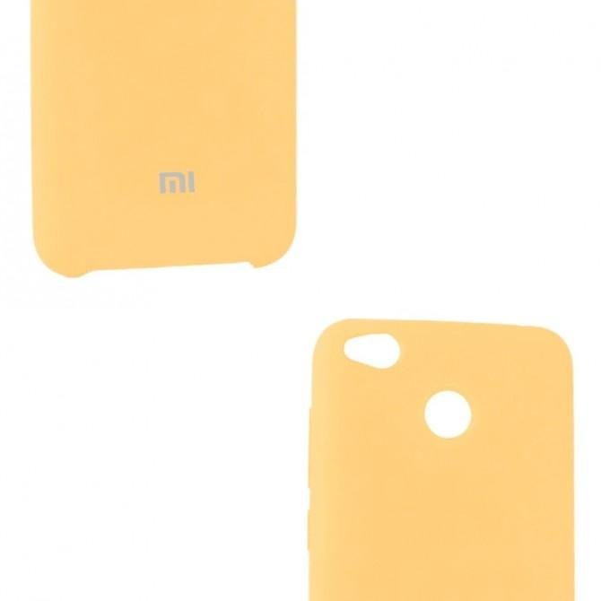 Чехол Soft Case для Xiaomi Redmi 4x Жёлтый-3